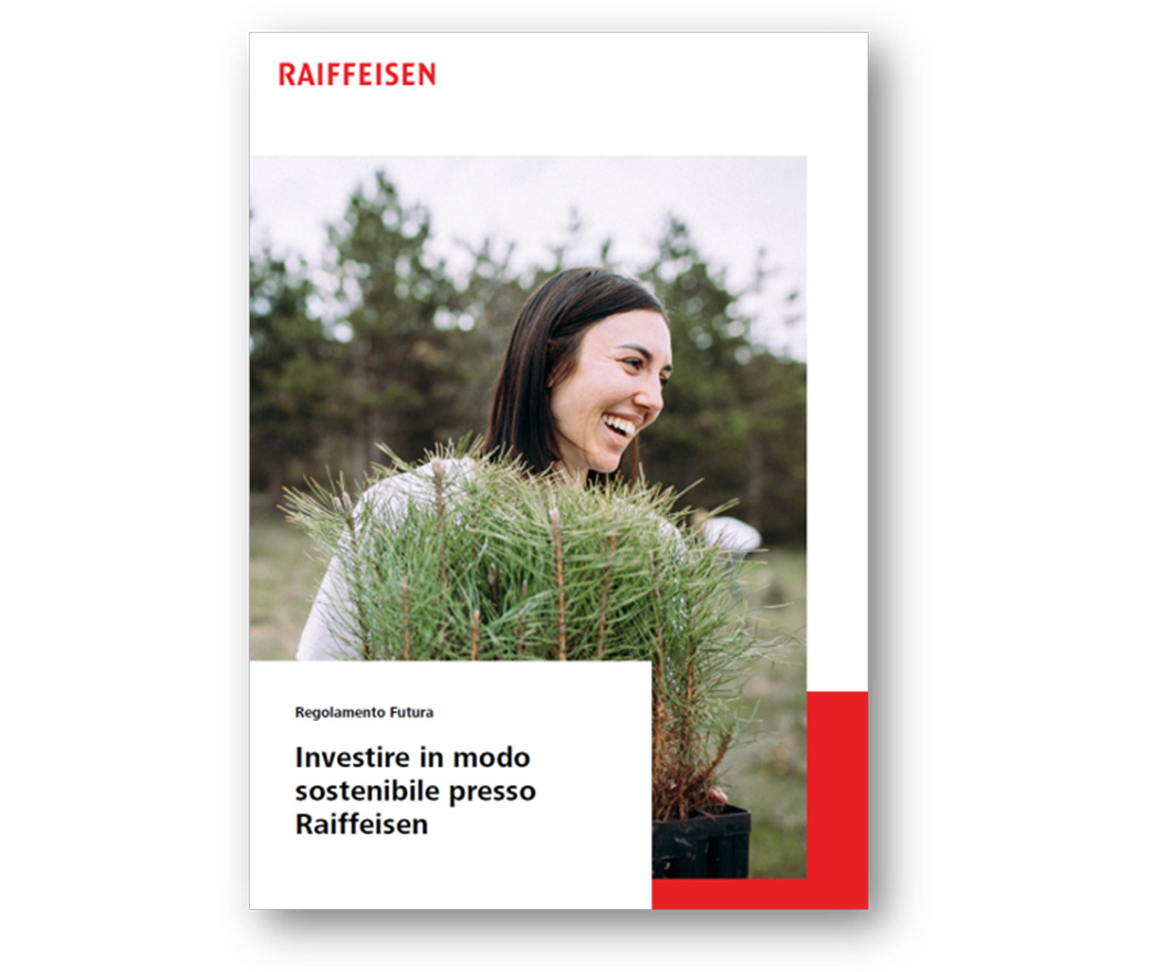 Opuscolo «Investire in mondo sostenibile presso Raiffeisen»