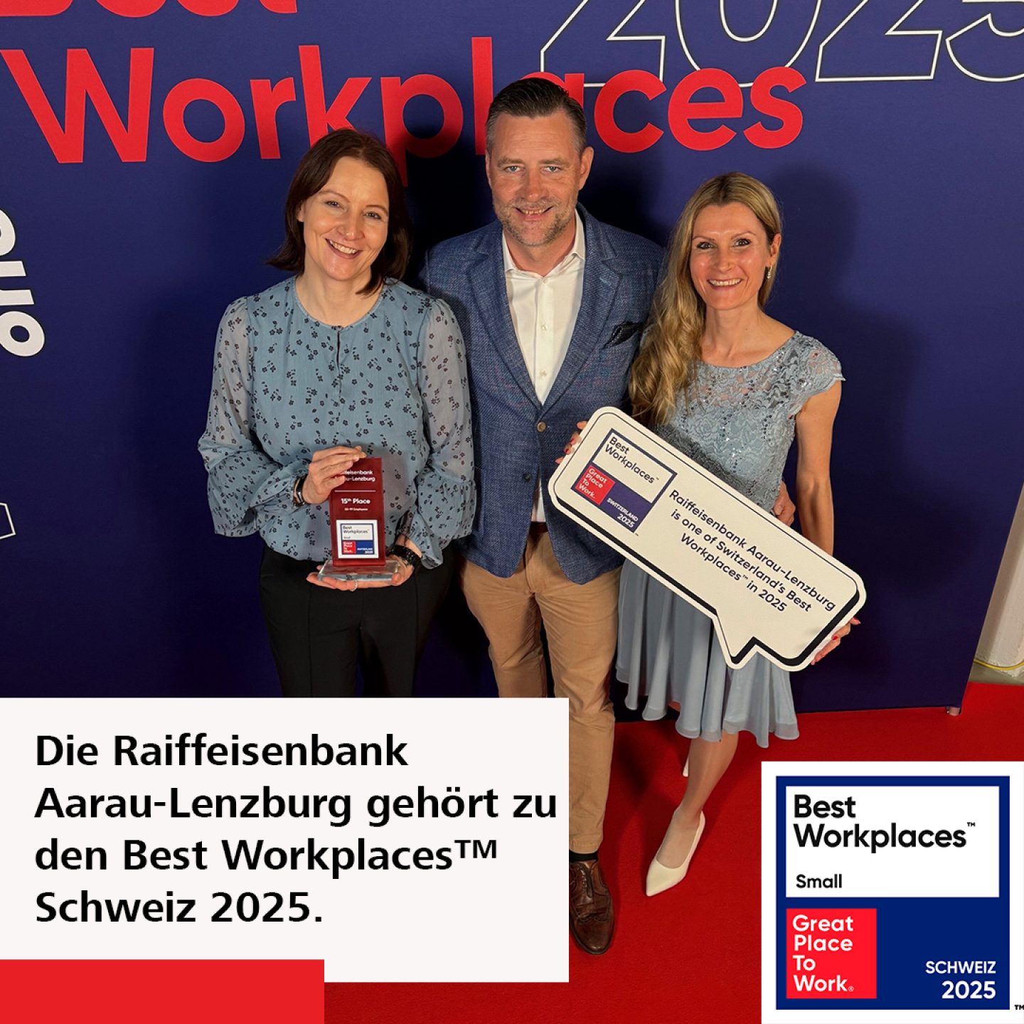 Auszeichnung Best Workplaces Schweiz