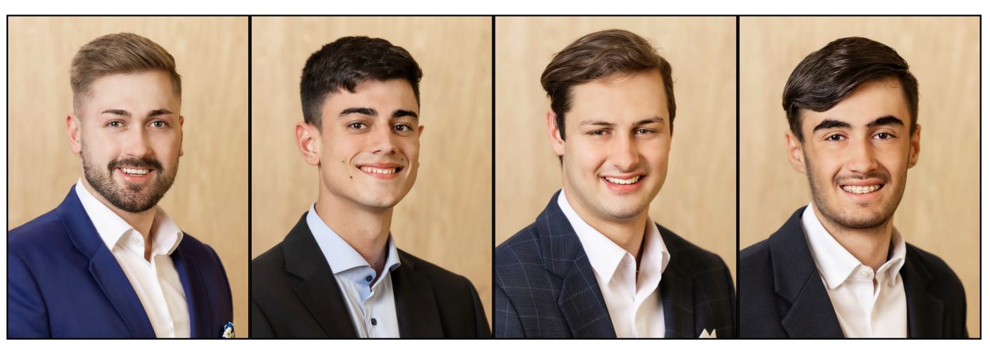 v.l.n.r.: Belmin Imsic, David Keller, Flavio Allenspach, Paolo Tolino