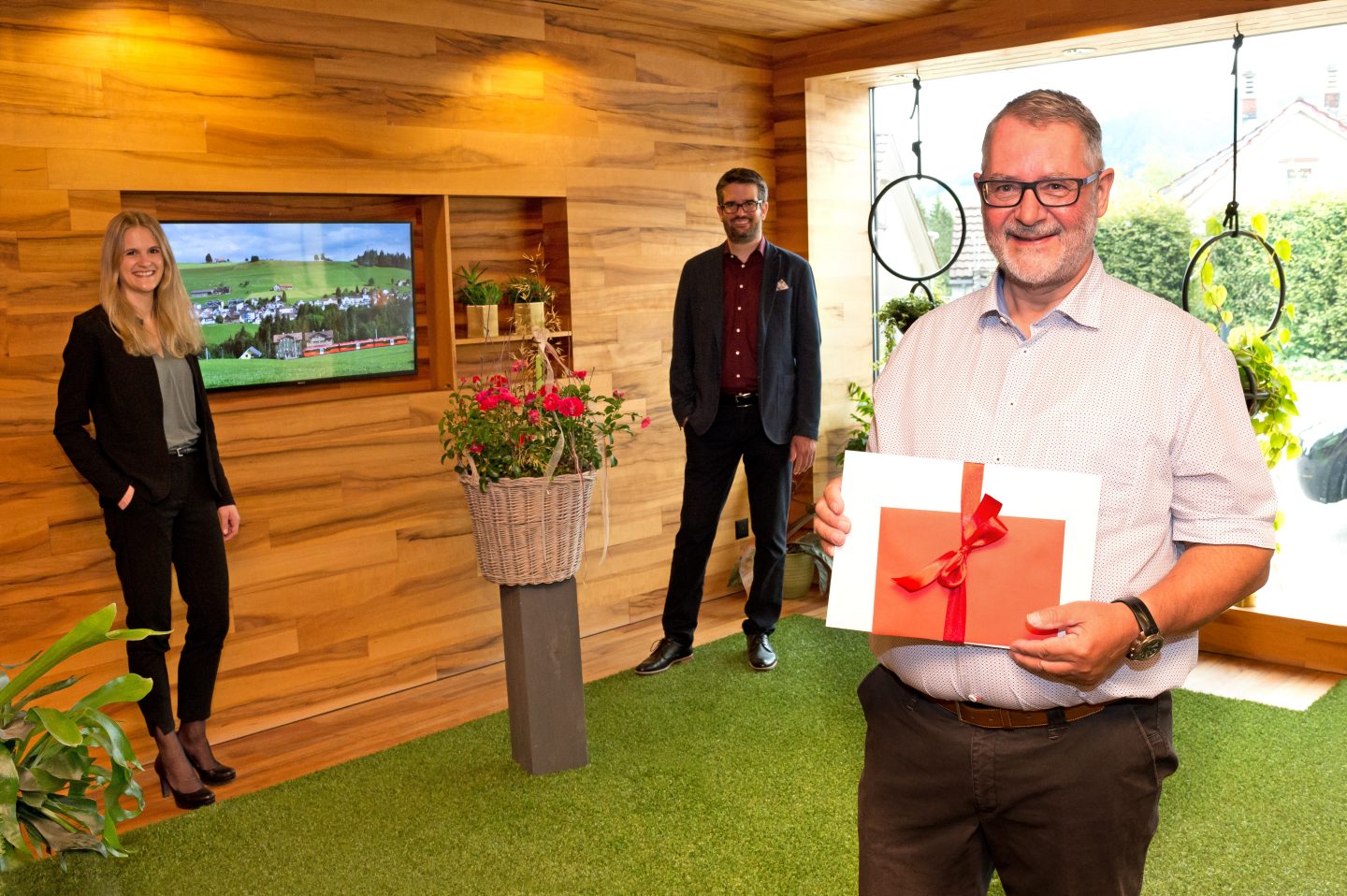 v.l.n.r.: Selina Covini, Simon Frehner, Toni Bernet