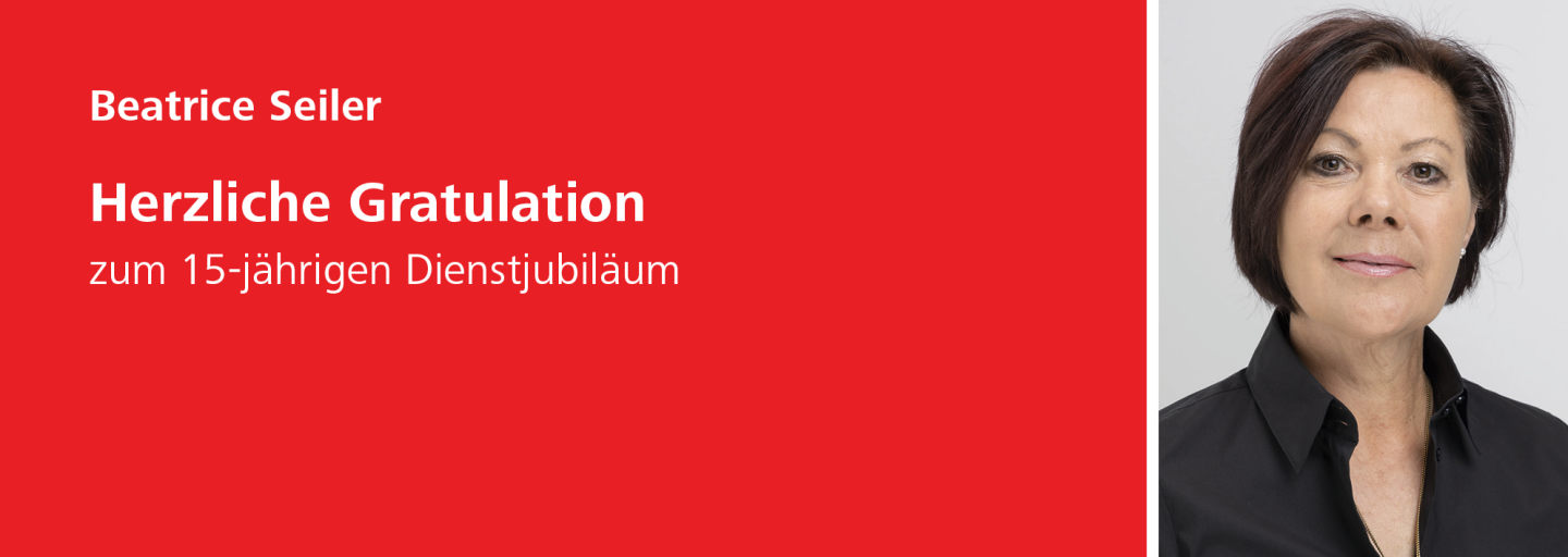 15-jähriges Jubiläum Beatrice Seiler