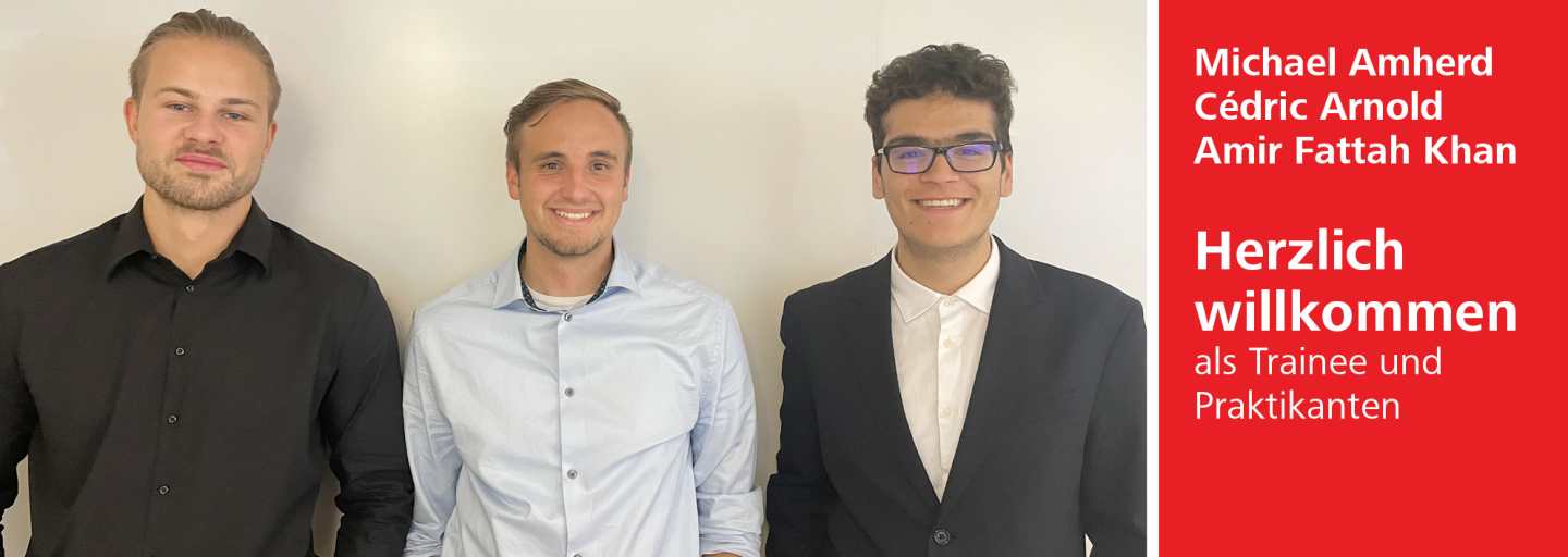 Michael Amherd, Cédric Arnold und Amir Fattah Khan