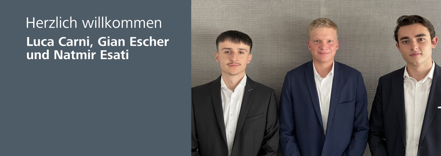 Luca Carni, Gian Escher und Natmir Esati