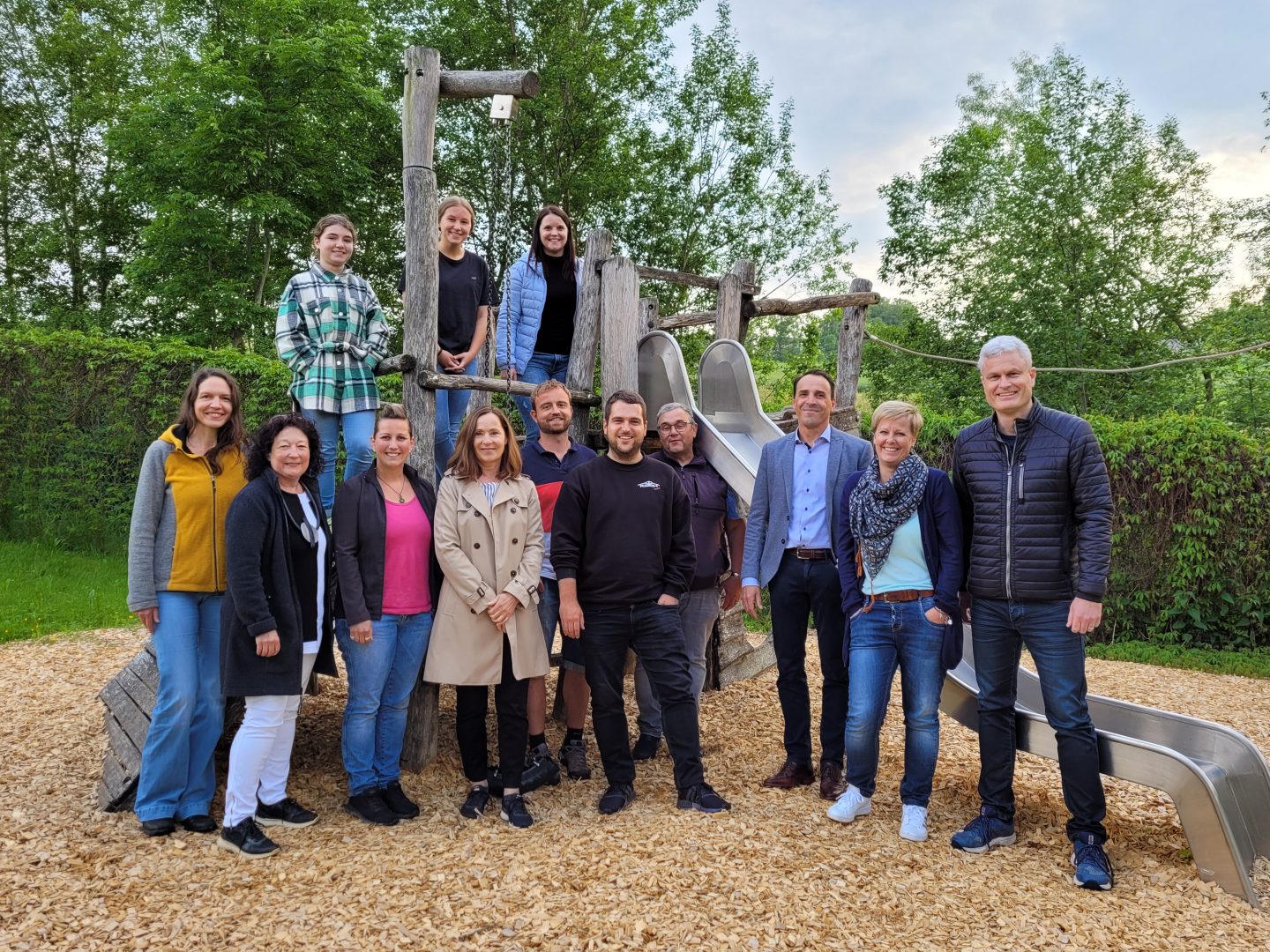 Projektgruppe Begegnungsplatz - Bildlegende siehe Medienmitteilung vom 5. Juli 2021