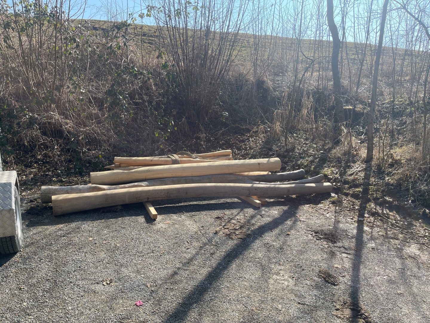 Holzlieferung aus regionaler Produktion