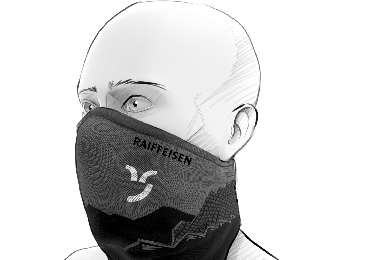 Raiffeisen Graubünden Nackenwärmer