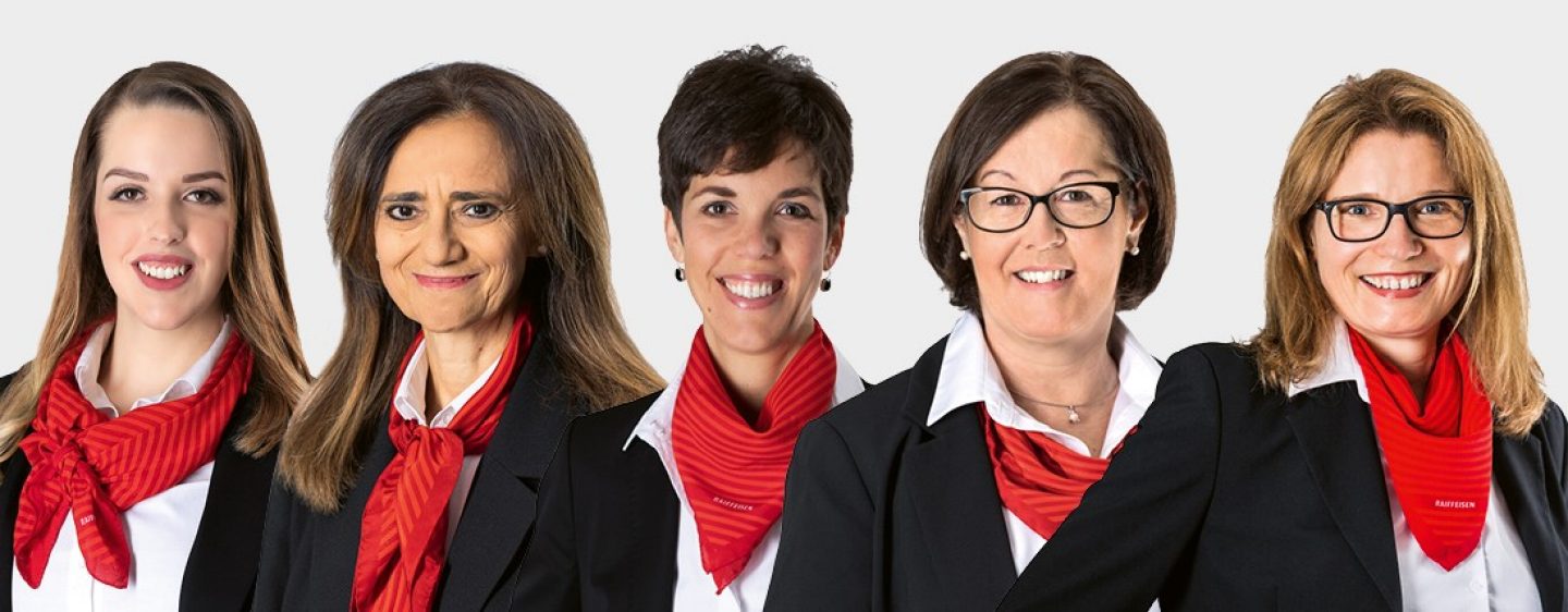 v.l.n.r.: Jeanine Leydet, Angela Colasurdo, Claudia Hüsler, Kristina Möller, Nicole Svellenti