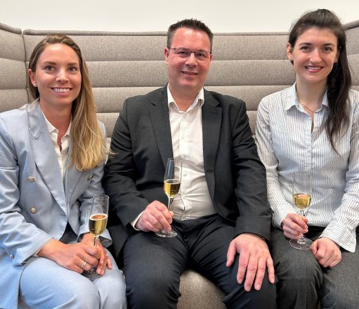 v.l.n.r. Cynthia Rubi, Ralph von Euw, Jennifer Herzog