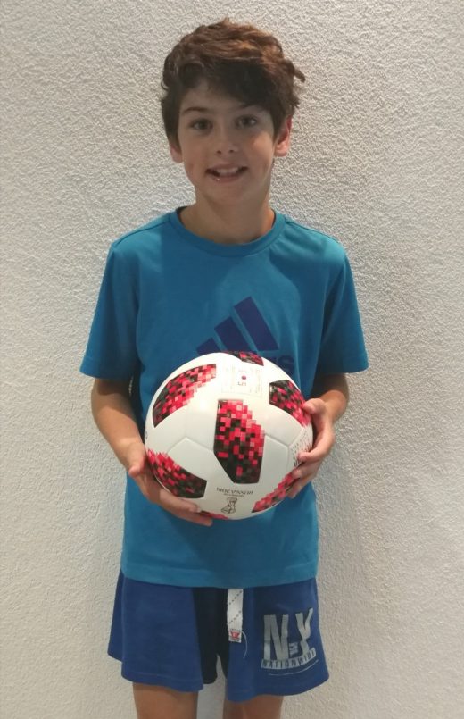 Mathieu, Gewinner Panini-Tauschbörsen-Wettbewerb