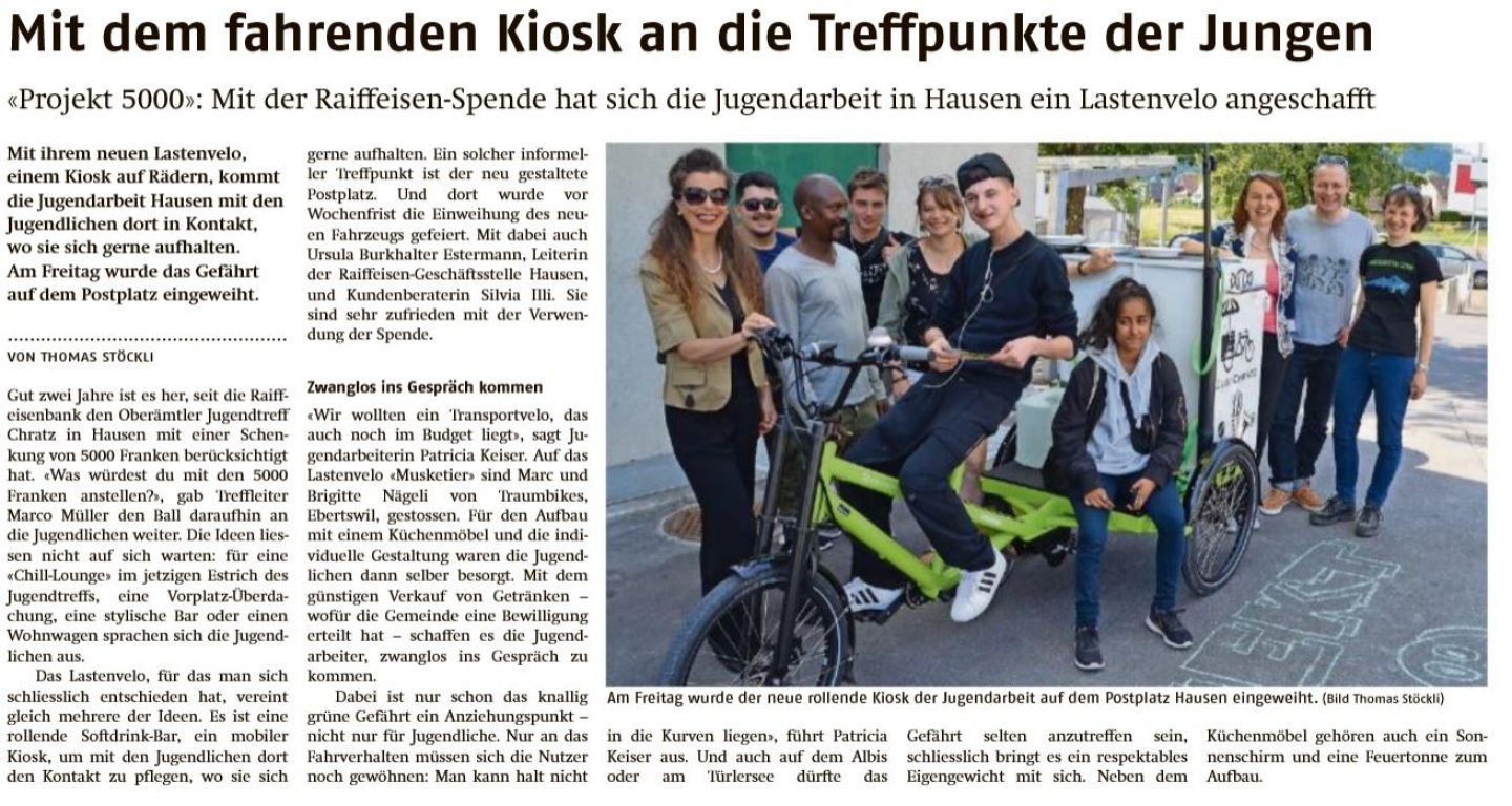 Artikel Anzeiger Bezirk Affoltern