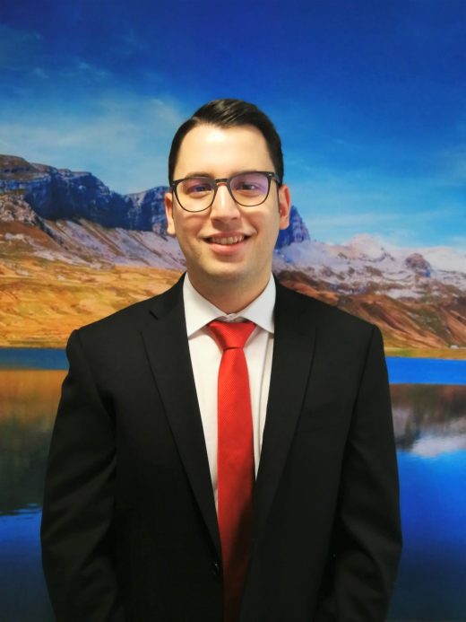 Portraitfoto David Biedermann, Privatkundenberater
