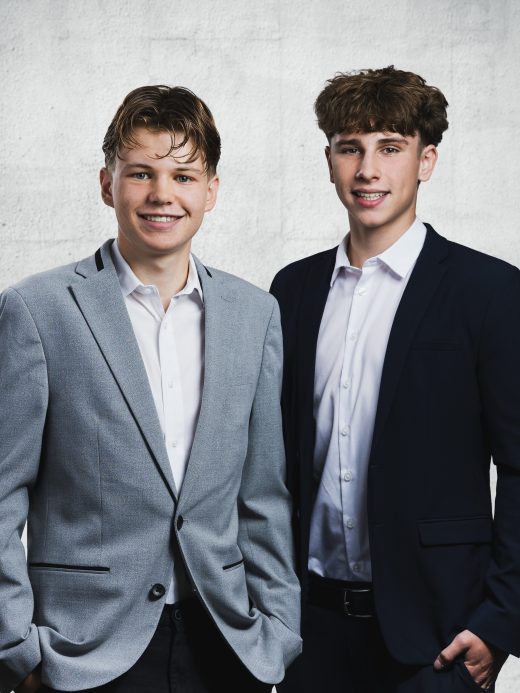 v.l. Dario van Binsbergen, Luca Hüsler