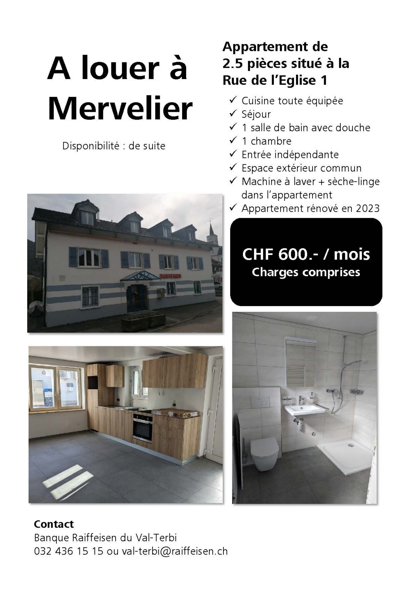 Appartement Mervelier