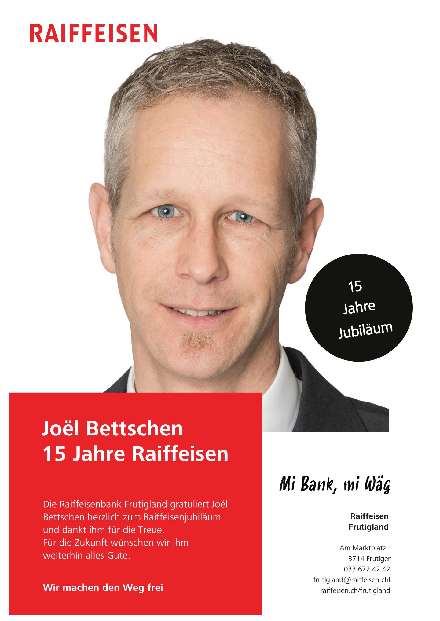 JB 15 Jahre Jubiläum