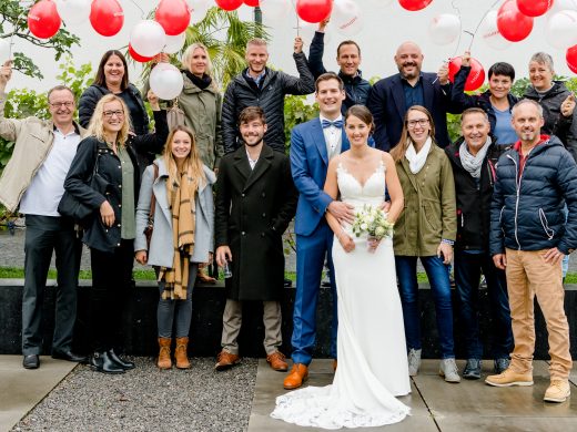 Simon Schädler und Romina De Martin gaben sich das Ja-Wort