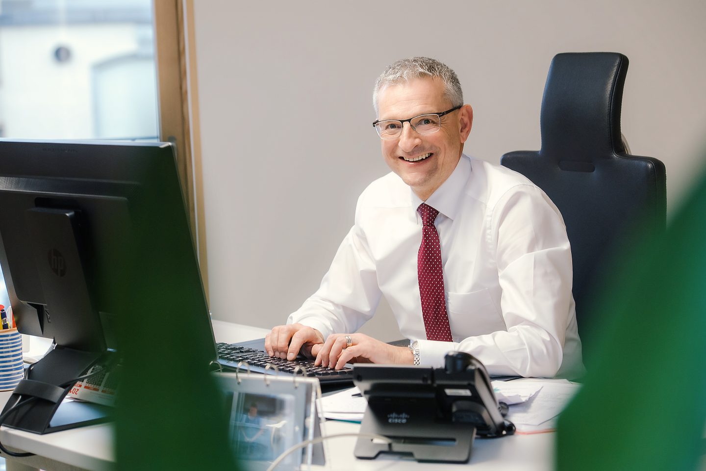 Roger Wichser, Vorsitzender der Bankleitung