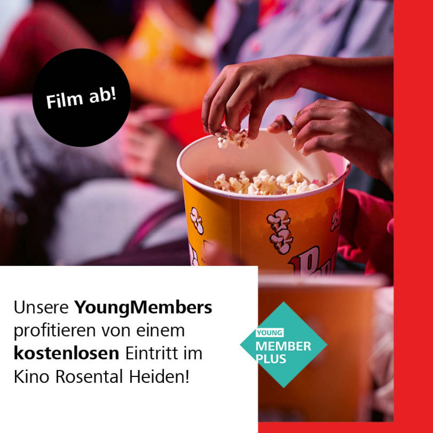 Kostenloser Eintritt ins Kino Rosental Heiden für YoungMemberPlus