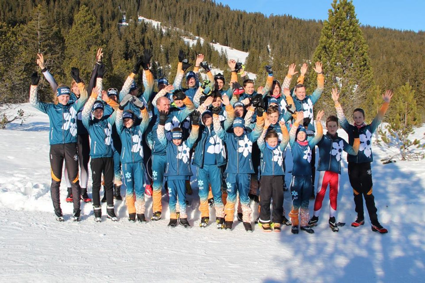 Die Delegation des Skiclub Horw