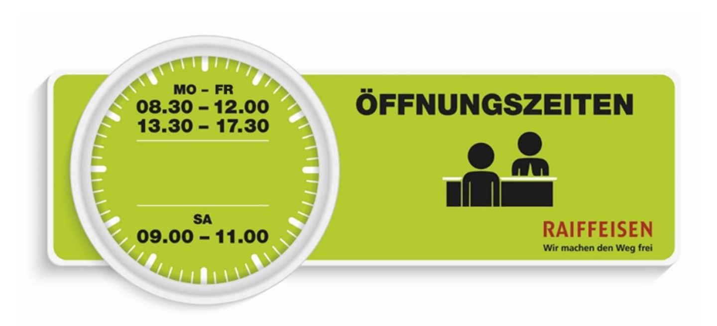 Öffnungszeiten