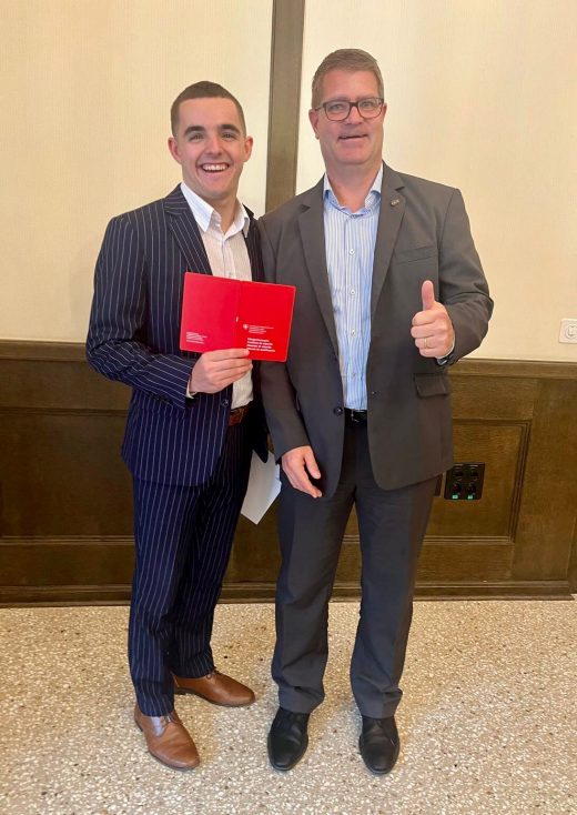 Nic Brun mit Hubertus von Skal