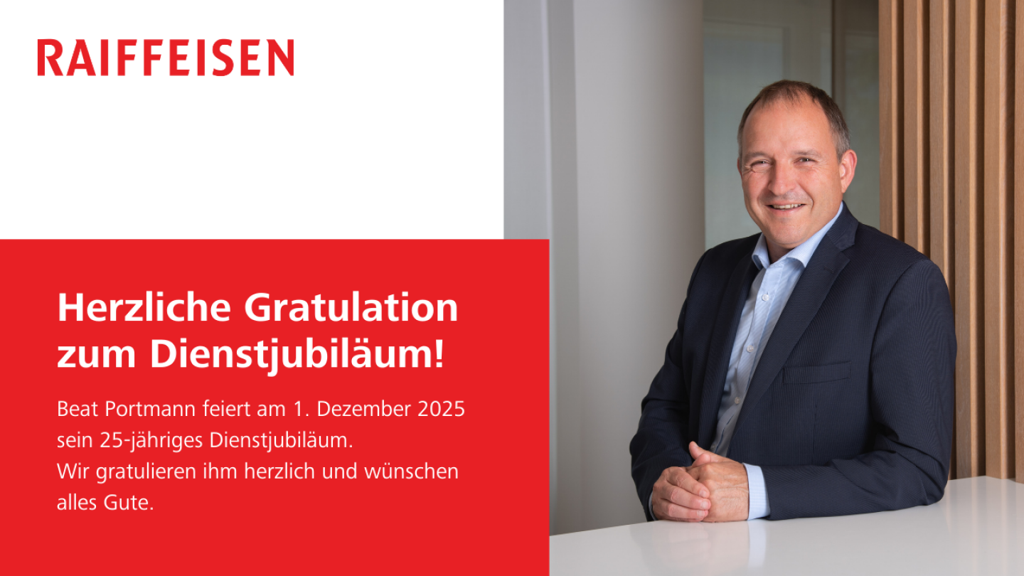 Dienstjubiläum Beat Portmann