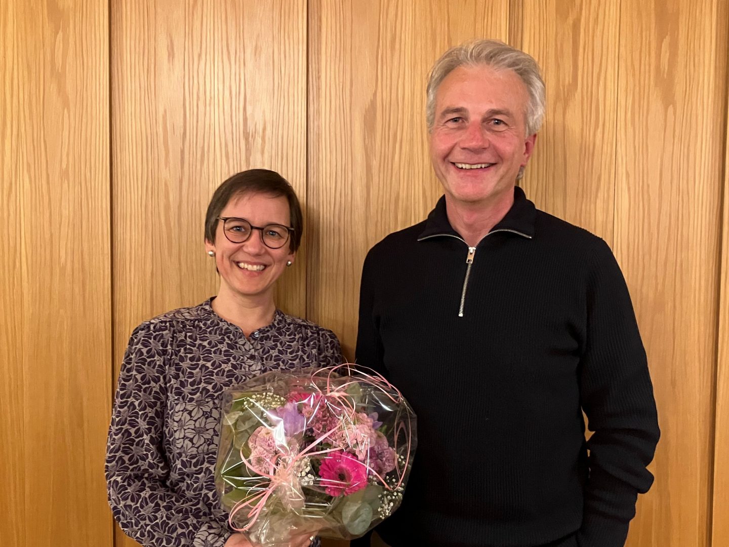 Bild bei Gratulation an Rebecca Meyer