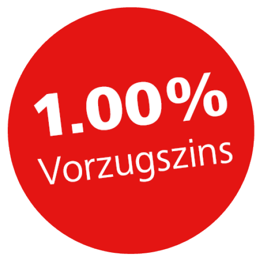 1.00% Zinsen garantiert – Ihre Termingeldanlage «Moitié-Moitié» über 2 Jahre