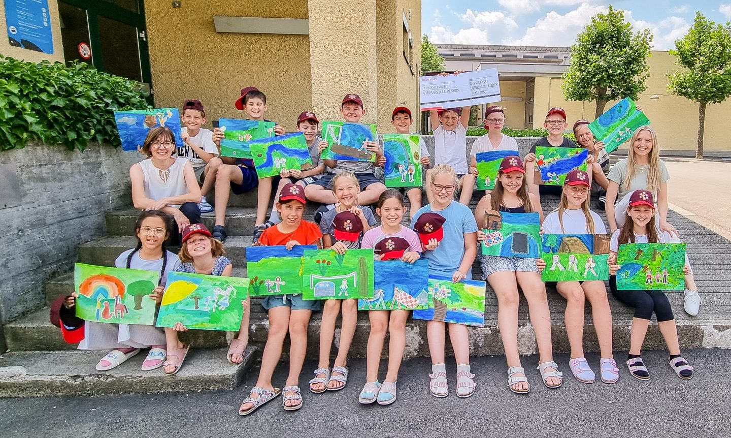 Gewinner:innen der 3./4. Primarschule Dierikon