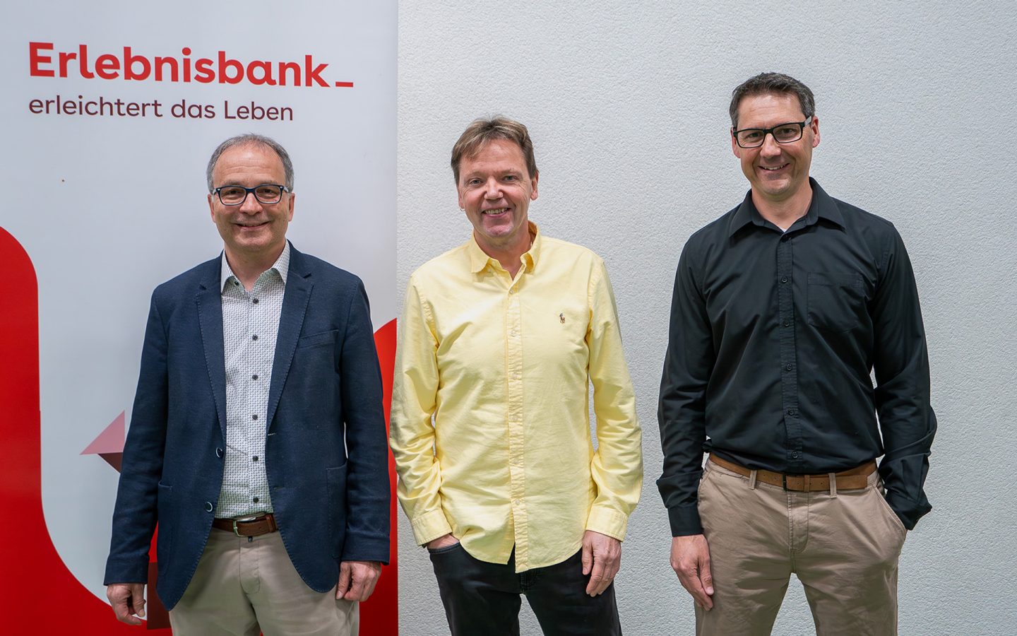 Martin Kalbermatten, Peter Pollinger und Aldo Biner