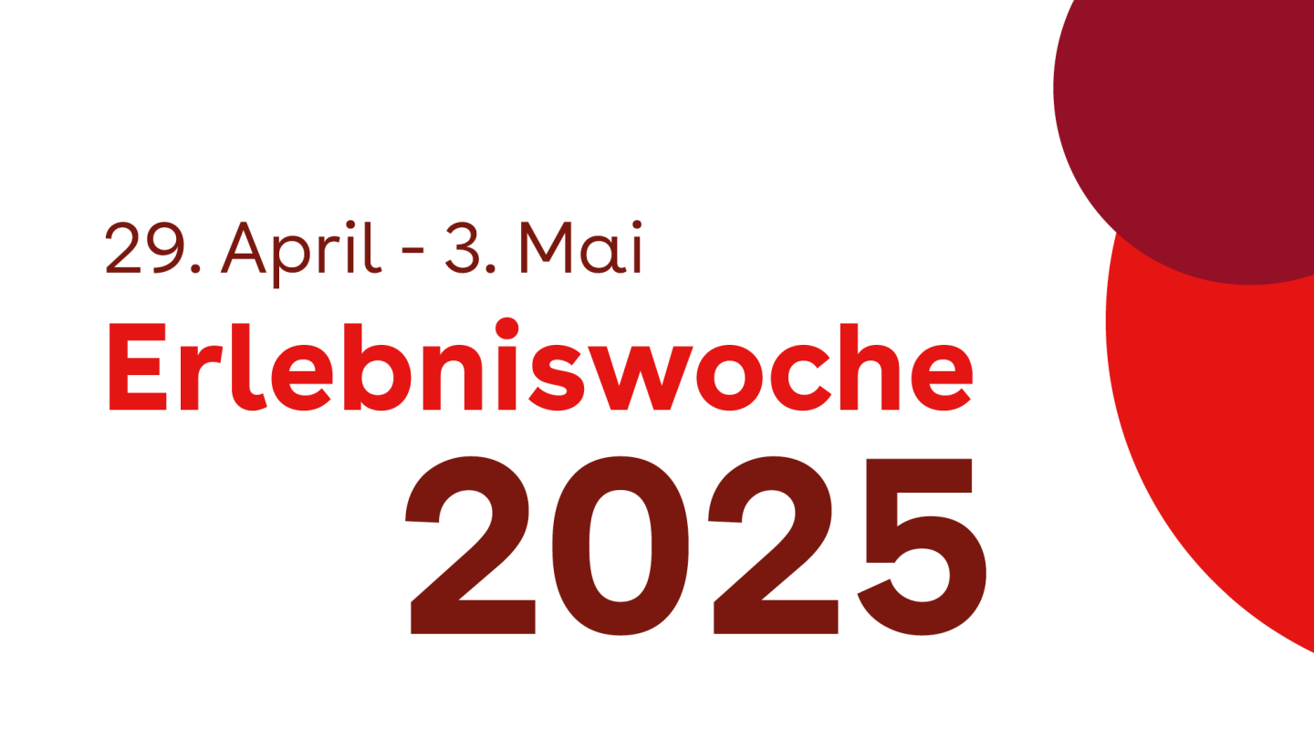 Visual Erlebnsiwoche 2025 vom 29. April bis 03. Mai