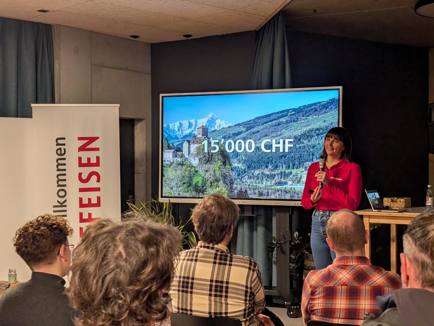 Referentin am Informationsanlass Lokalbonus