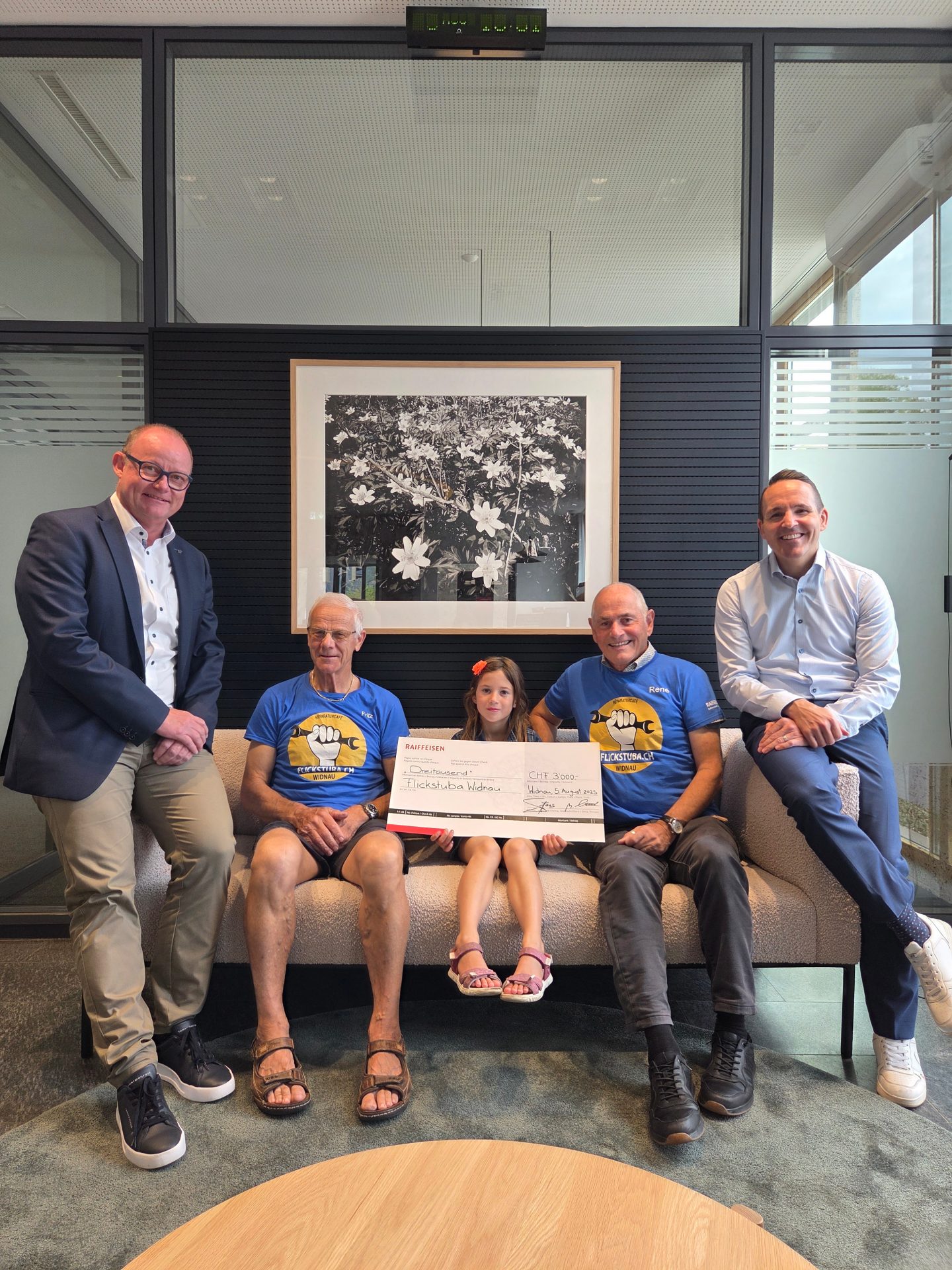 Bankleitung mit Fritz und René von der Flickstuba 