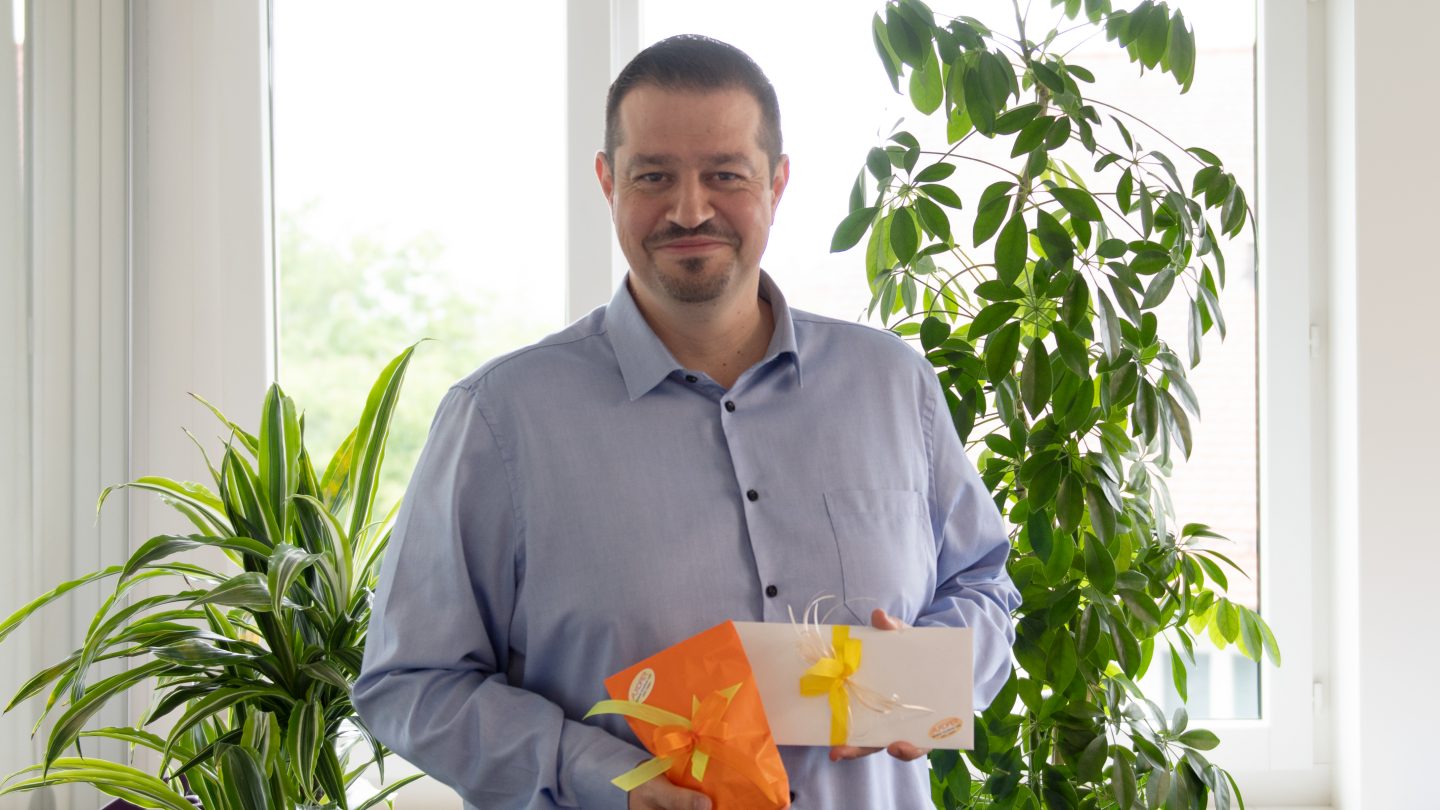 10 Jahre Raiffeisen: Wir gratulieren Giuseppe Oliva von Herzen zu seinem Jubiläum.