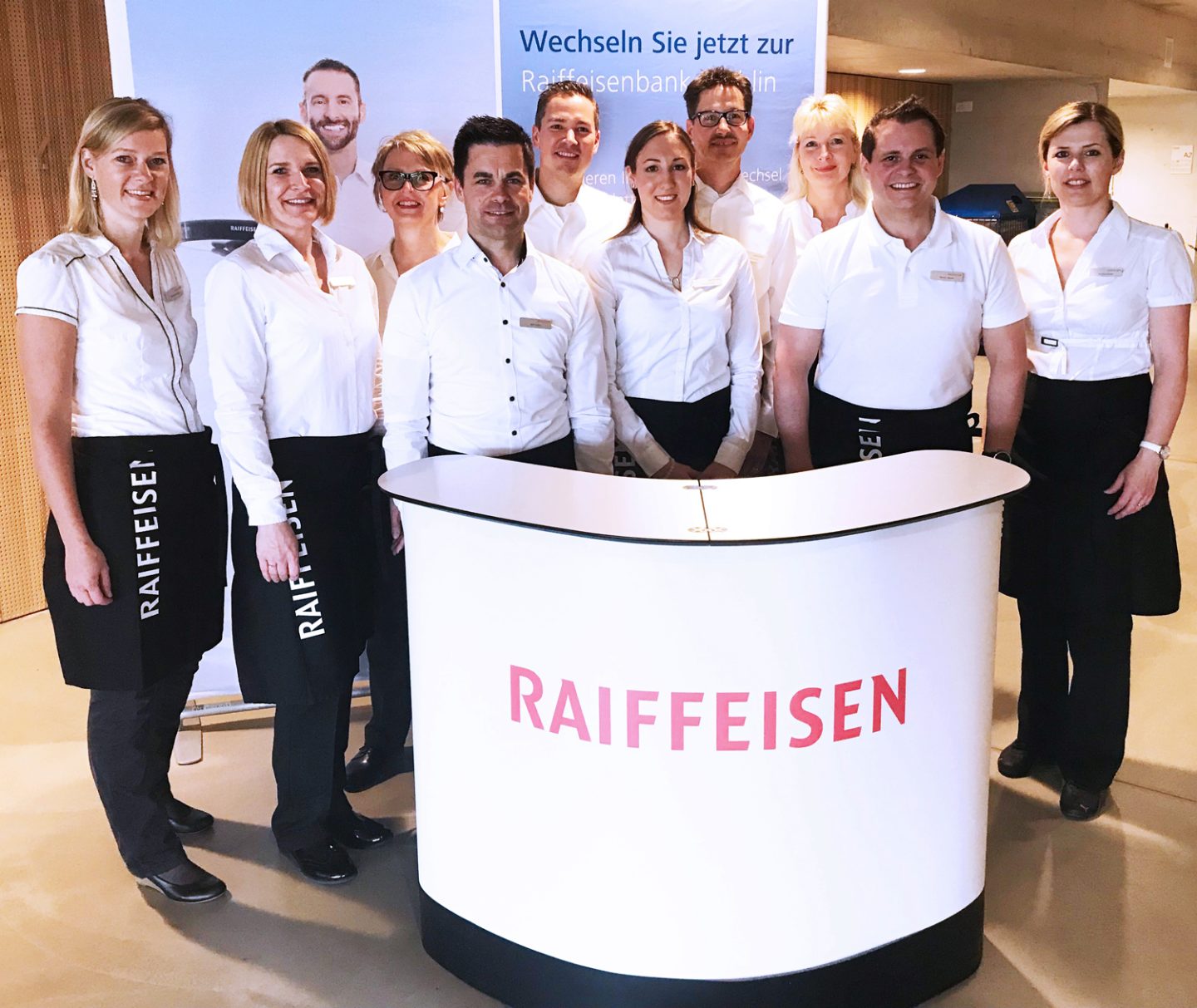 Mitarbeitende Raiffeisenbank Möhlin
