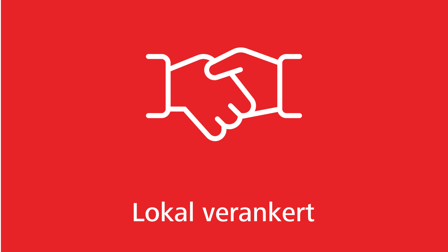 Lokal verankert