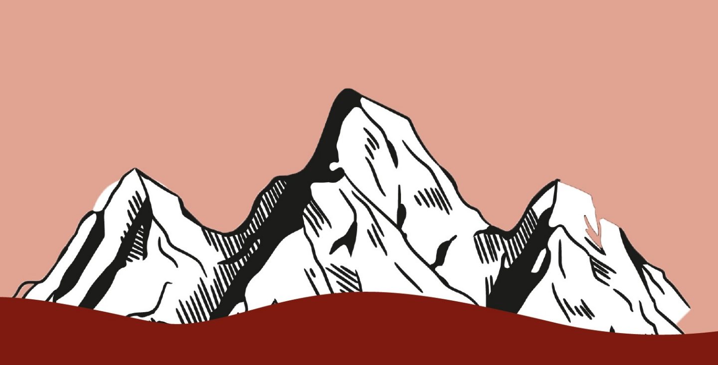 dessin de montagnes