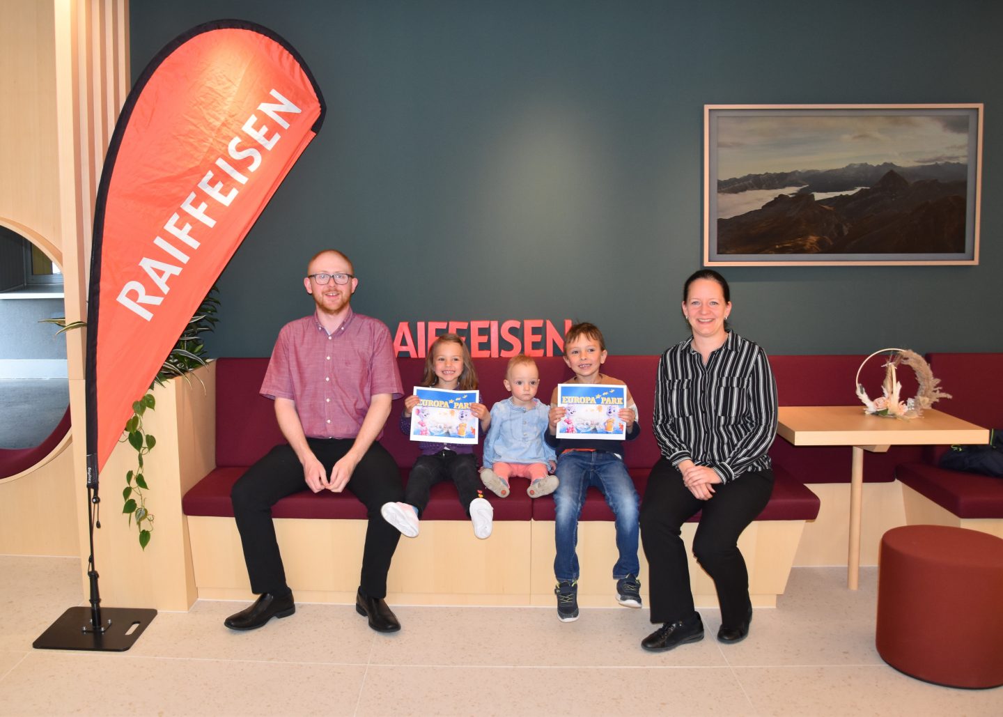 Glückliche Gewinner des Hauptpreises