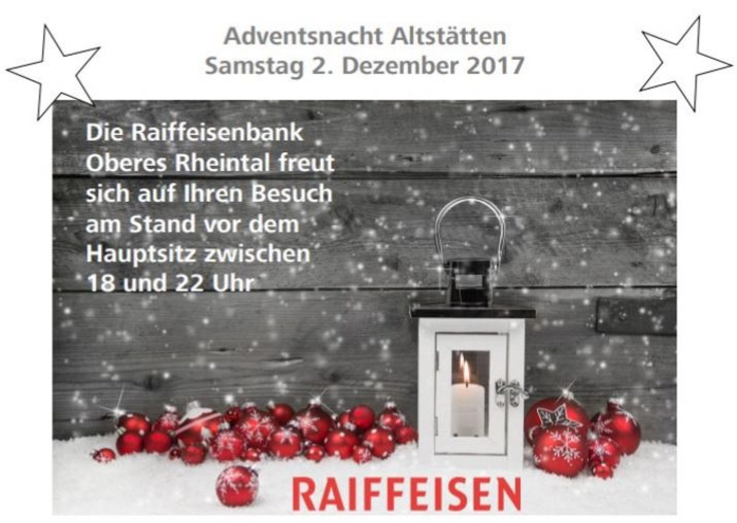 Altstätter Adventsnacht 2017