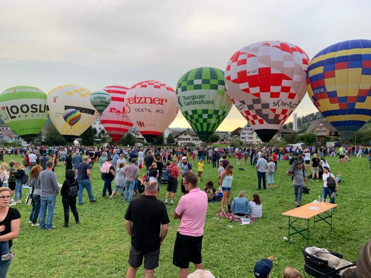 Vorbereitung auf das Ballonglühen
