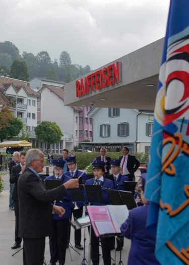 Es herrschte eine feierliche Stimmung auch dank den Musikgesellschaften vor Ort.