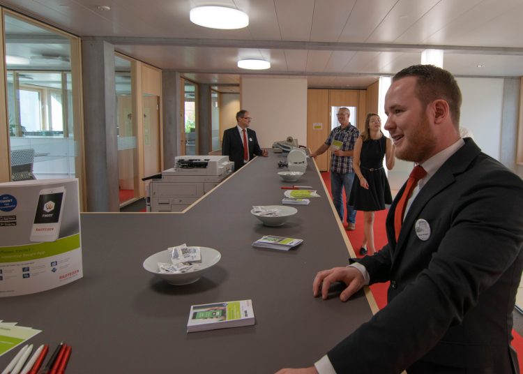 Der TWINT-Stand im 1. OG war beim Rundgang gut besucht.