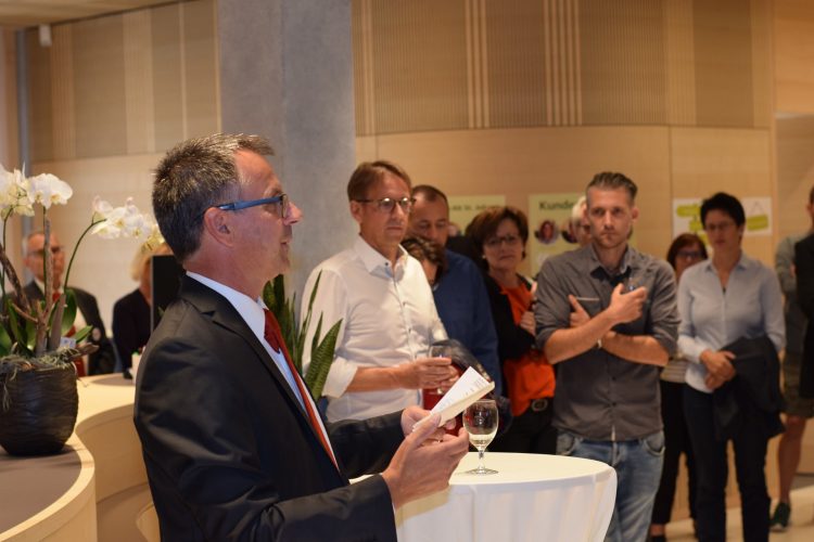 VR-Präsident Markus Hobi bei der Eröffnungsrede