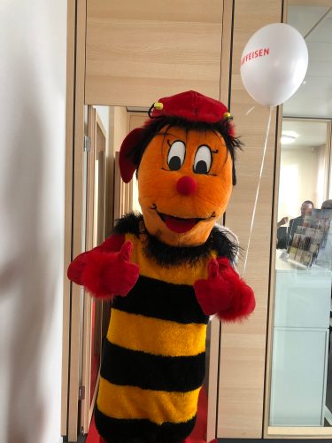 Auch Sumsi gefallen die neuen Räumlichkeiten.