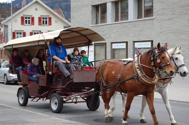 Werner Stauffacher und Rolf Fässler waren für die Besucher unterwegs