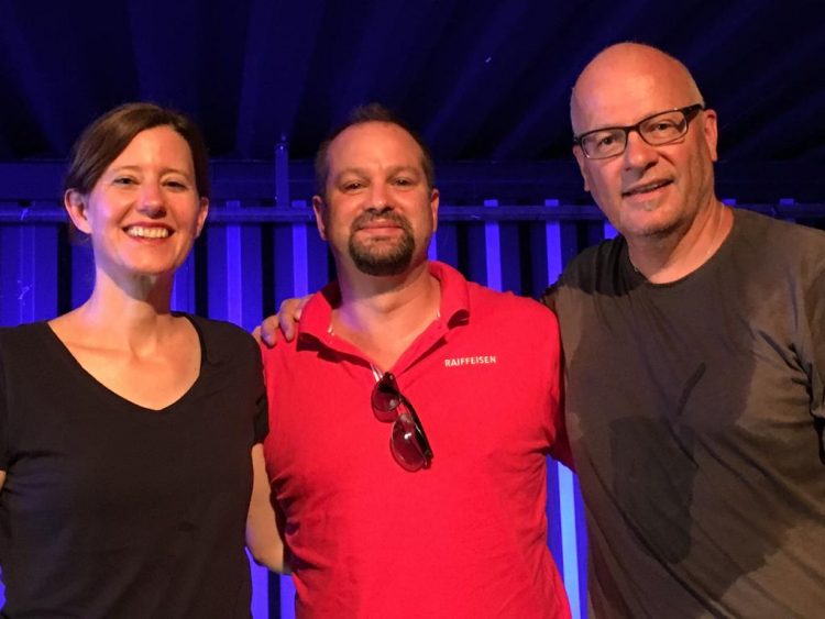 Sandra Merk, Benjie Egloff und Bruno Hächler