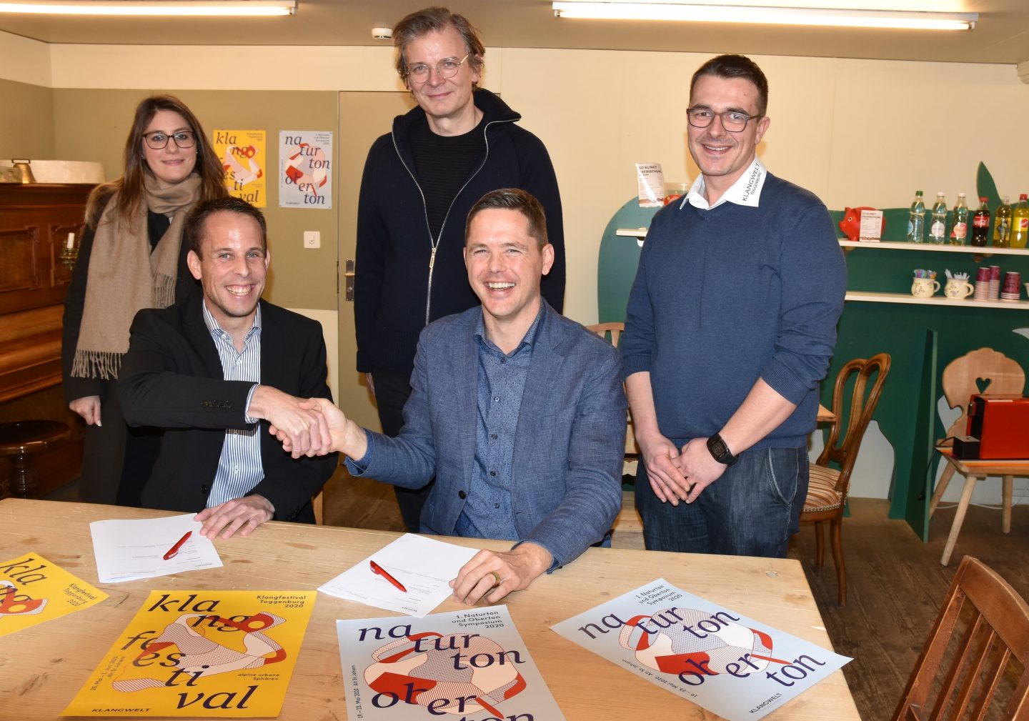 Vertragsunterzeichnung RBO-KlangWelt Toggenburg