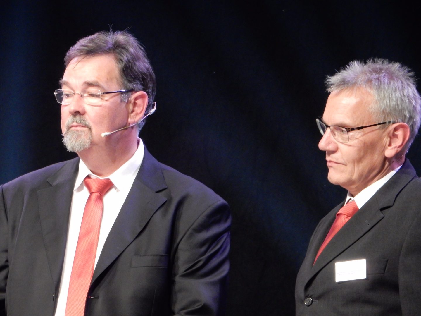 Bankleiter Ernst Zwingli und Bankleitungsmitglied Rolf Sprenger