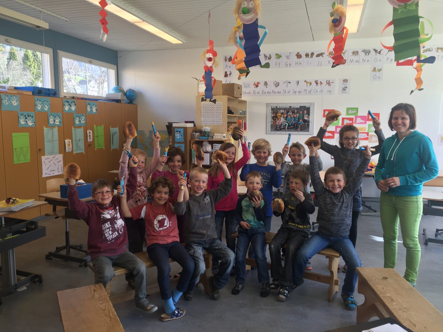 Klassenfoto 1. Klasse Wildhaus