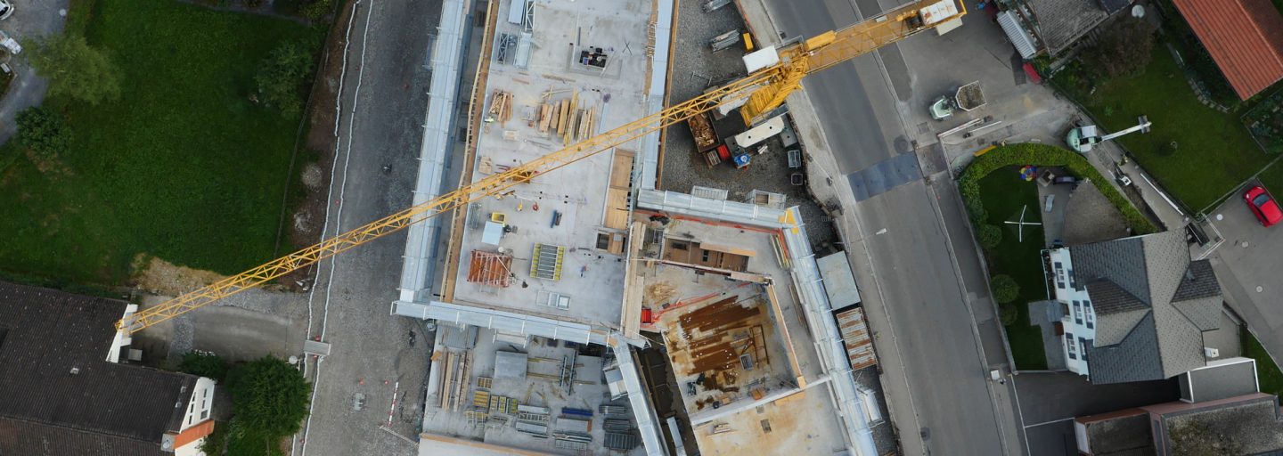 Ansicht Neubau aus Vogelperspektive