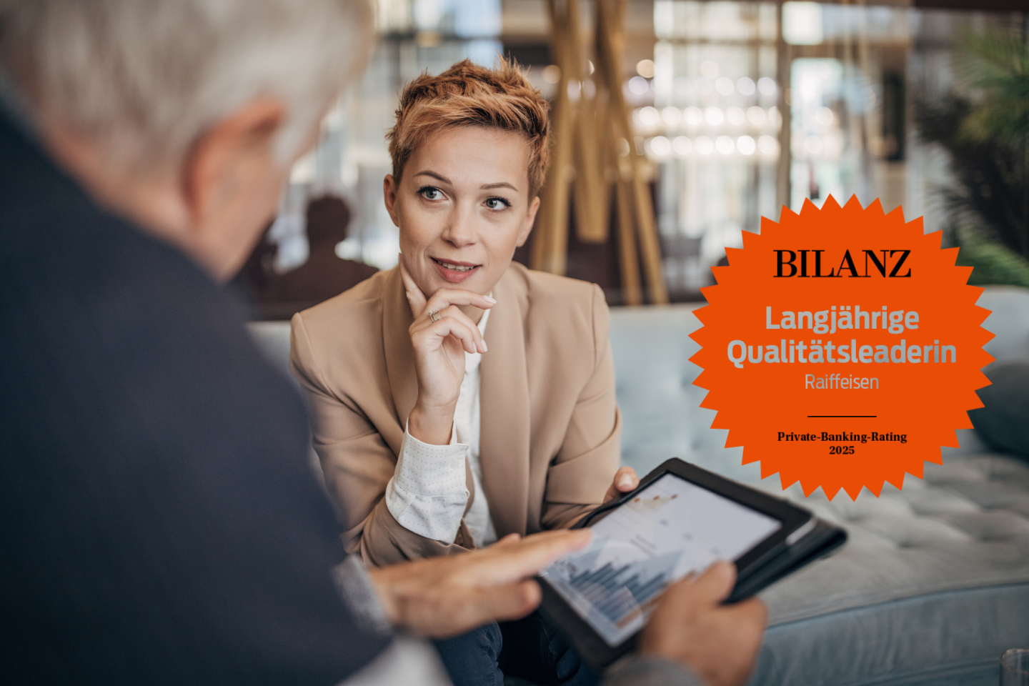 Raiffeisen als renomminierte  langjährige Qualitätsleaderin bei Wirtschaftsmagazin BILANZ